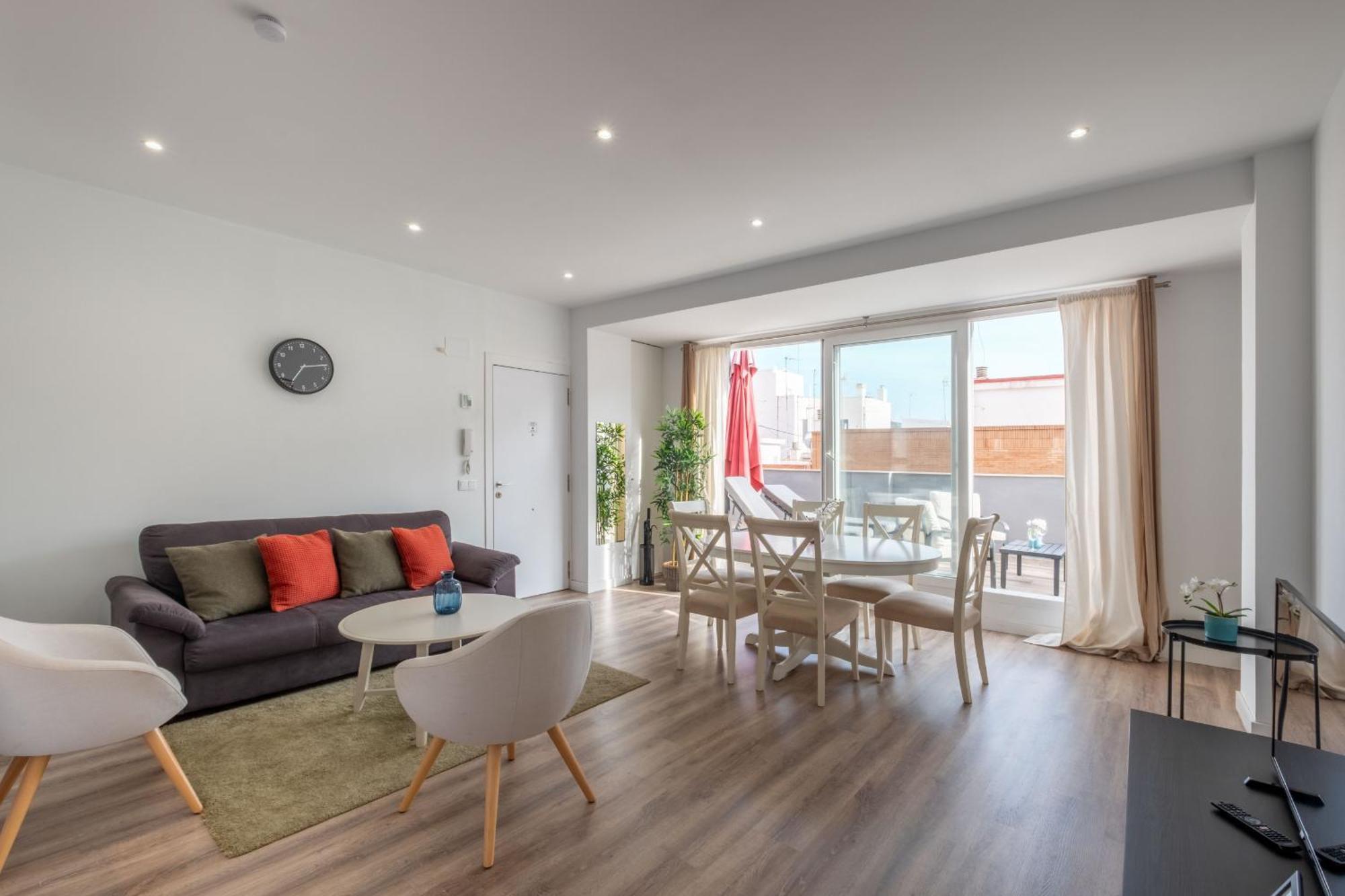 ולנסיה Spacious Penthouse With Private Terrace מראה חיצוני תמונה